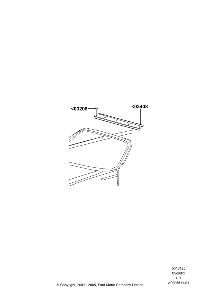 25 - Roof - Sheet Metal; 04/JUN/2001-01/JUL/2005