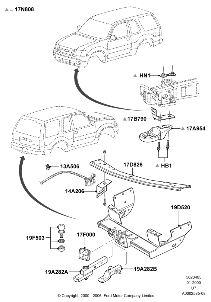 05 - Tow Bar; 31/JAN/2000-09/MAY/2003