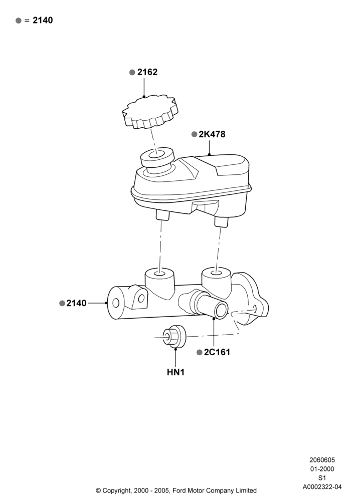 05 - Master Cylinder - Brake System; 31/JAN/2000-09/MAY/2003