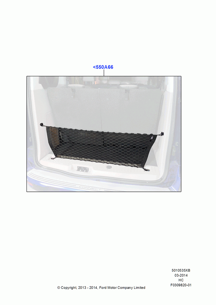 35XB - Load Compartment Trim, Accessory, Cargo Net; 30/SEP/2013