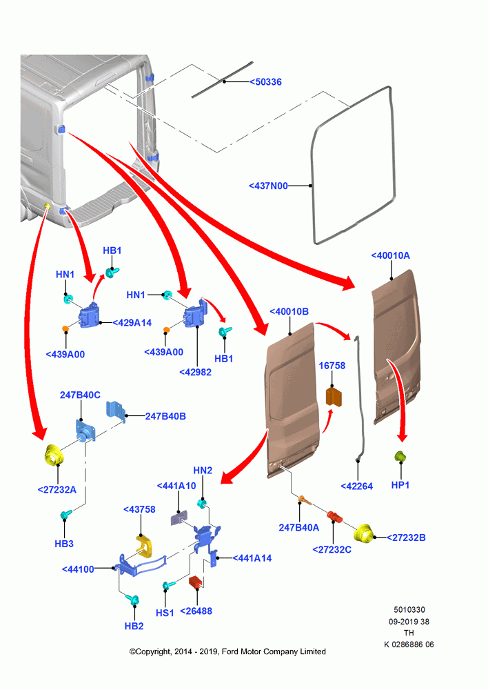 30 - Back Doors, Hinges, & Weatherstrips; 21/APR/2014