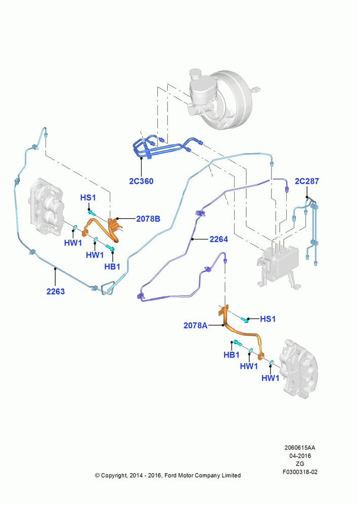 15AA - FRONT BRAKE LINES, North American Markets; 18/AUG/2014-02/OCT/2017