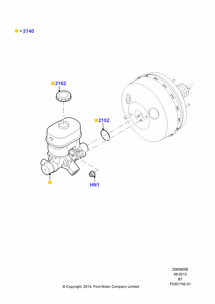 05E - Master Cylinder - Brake System; 11/AUG/2014-30/JUN/2017