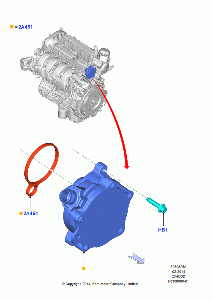 25A - Vacuum Control and Air Injection, 2.3L EcoBoost, 2.3L Ecoboost; 18/AUG/2014
