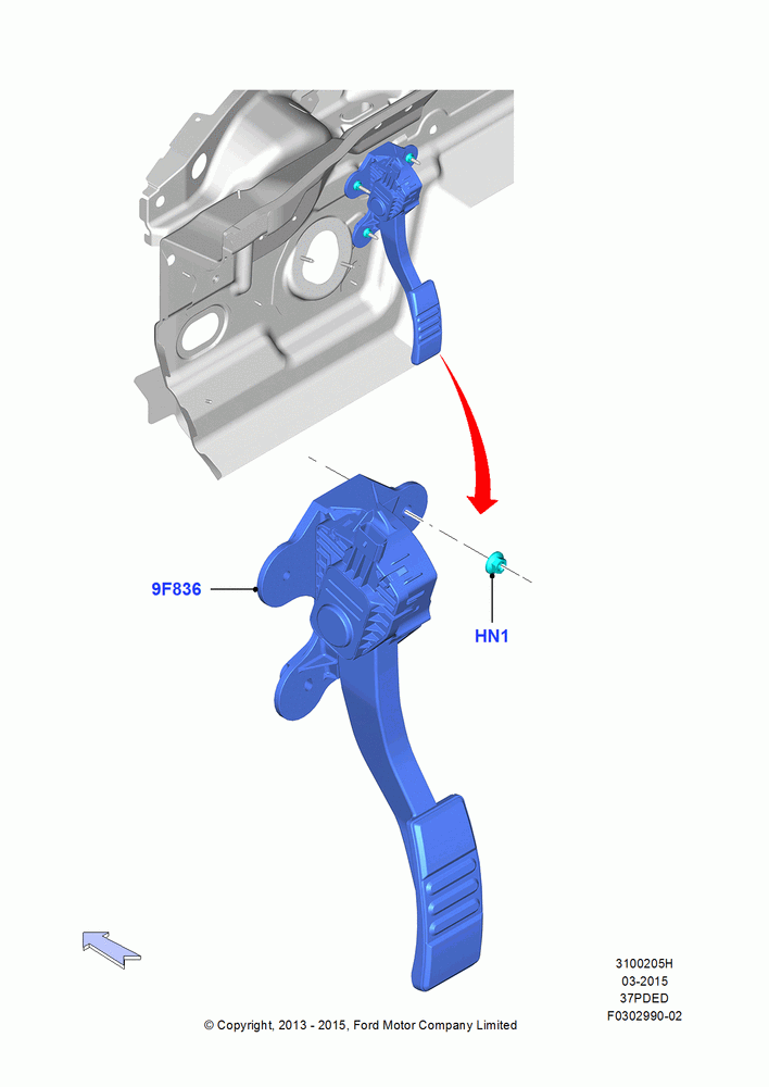 05H - Accelerator/Injection Pump Controls, 3.7L 4V PFI V6 NA Gas; 29/SEP/2014
