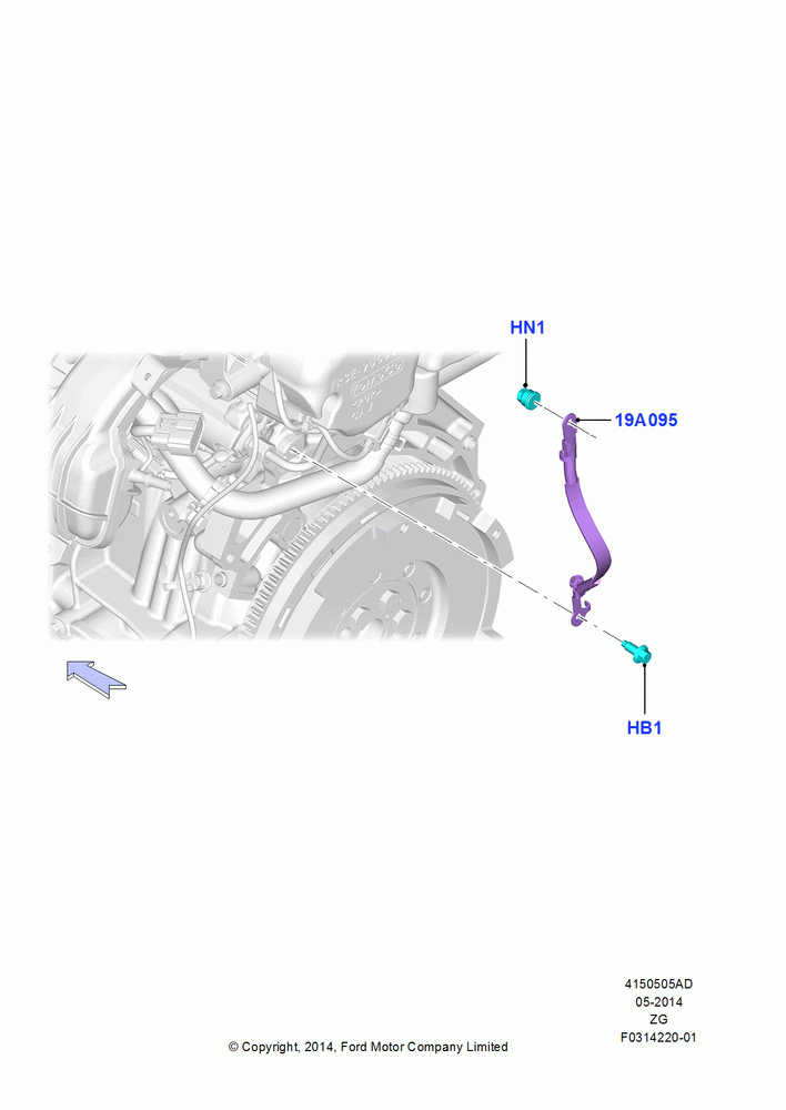 05AD - Radio Suppression, Convertible, 2.3L EcoBoost; 29/SEP/2014-02/OCT/2017