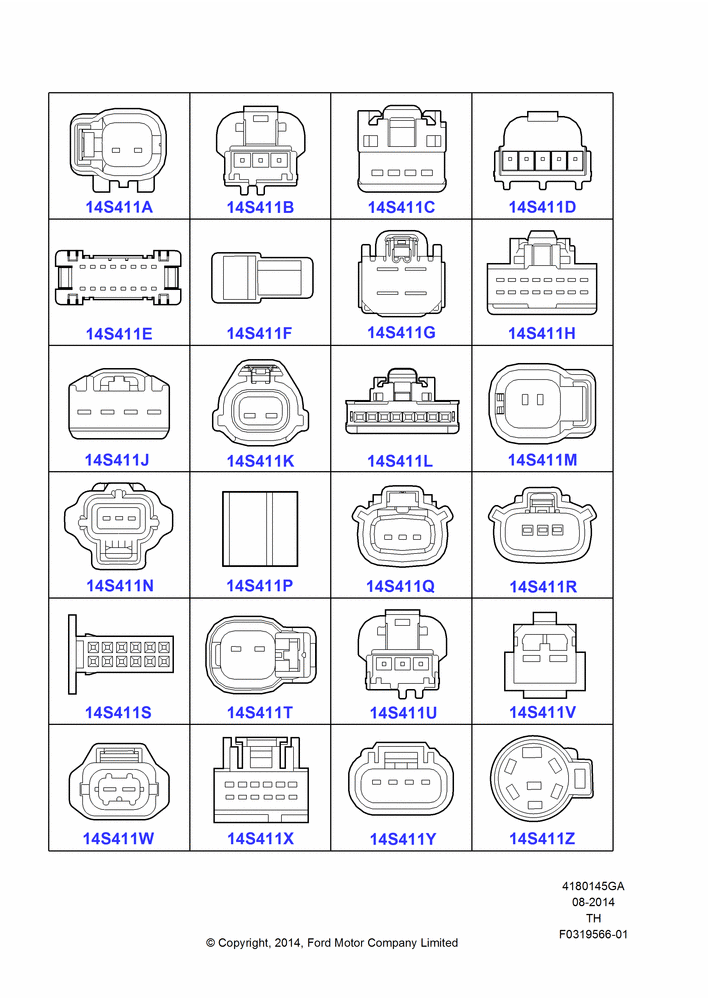 45GA - Pigtail Wiring Kits, Miscellaneous, Page A; 21/APR/2014