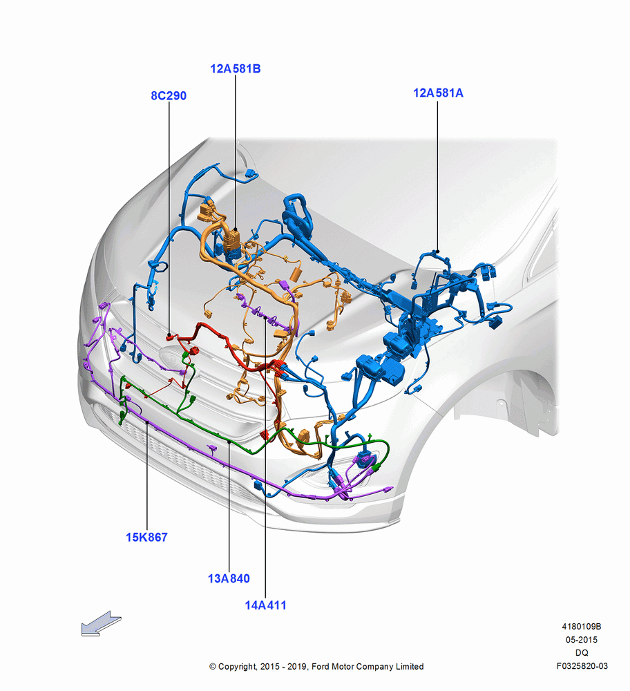 09B - Wiring - Engine And Transmission, 2.7L DOHC 4V DI GT V6 GAS/FFV; 19/JAN/2015