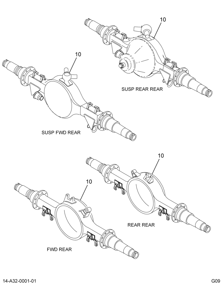 DIFF CARRIER; FWD RR AXLE,(OMIT)