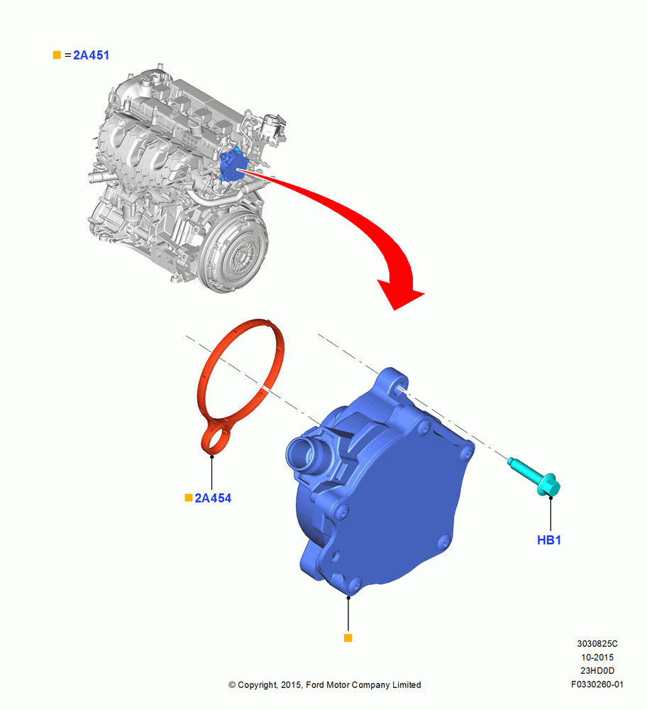 25C - Vacuum Control and Air Injection, 2.3L Ecoboost, (+) "CDN/MEX/PR/USA"; 04/JAN/2016