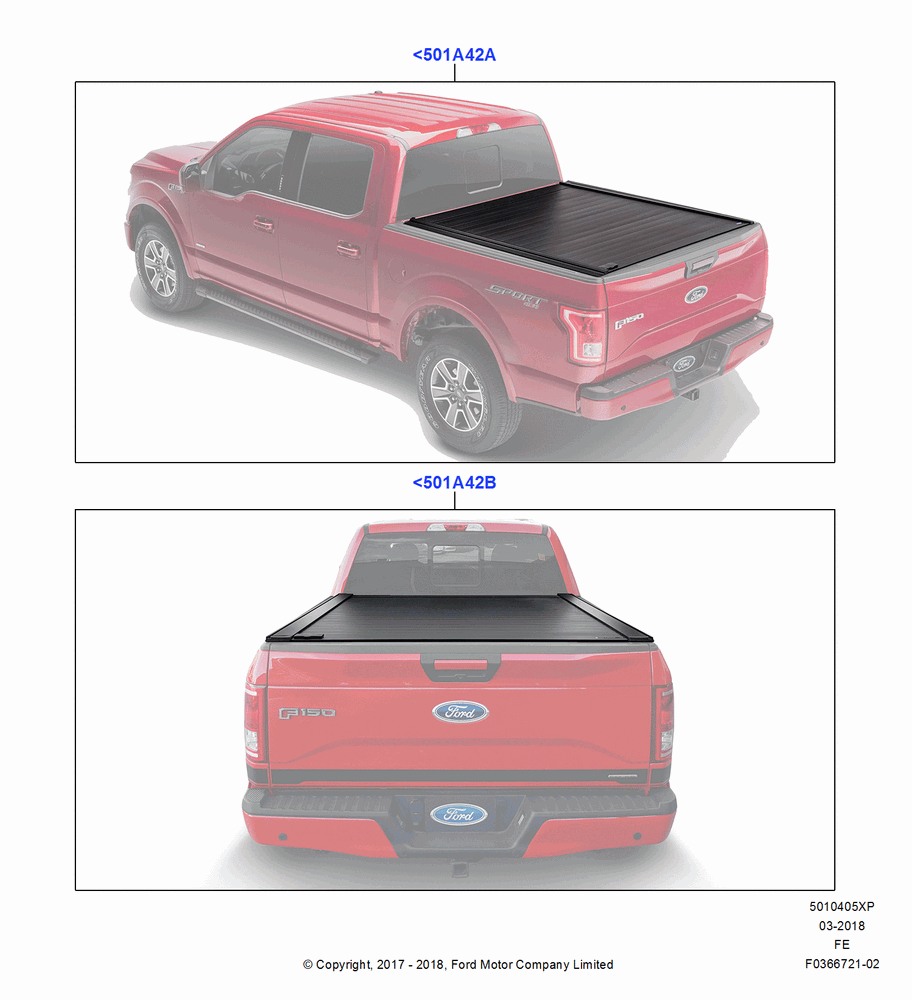 05XP - Pick Up Box/Tailgate and Tonneau, Accessory, Reteractable Tonneau Cover; 11/JUL/2016