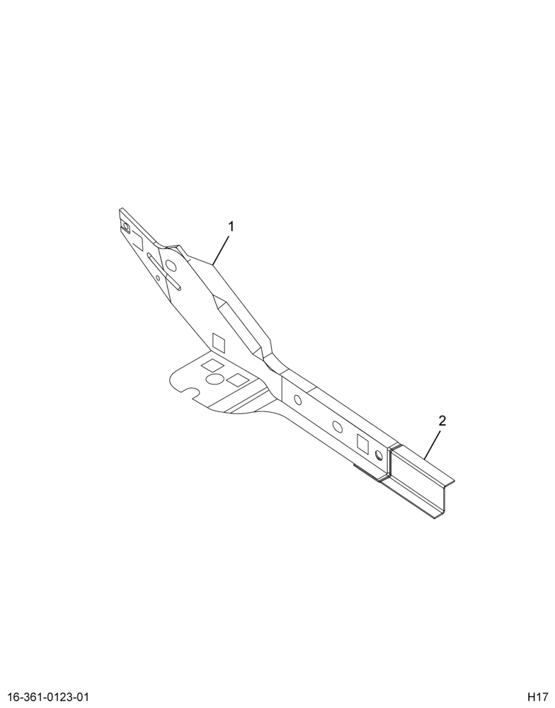 ......REINFORCEMENT  CAB MTG ASM  L (Intl. 3801260C4)