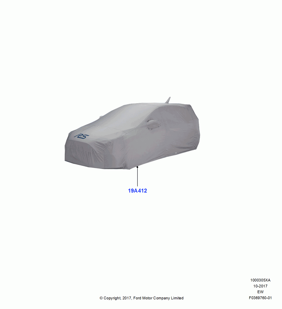 05XA - Appearance And Maintenance Aids, Accessory, Vehicle Cover; 18/JAN/2016