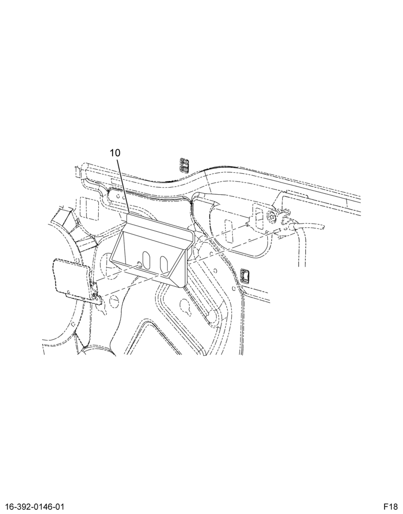 CAB DOOR PANEL INSTL; INTERIOR FRONT RIGHT 9/9