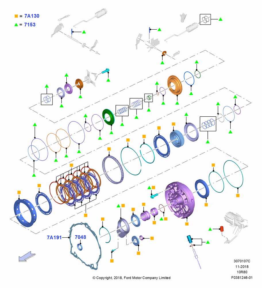 07C - Automatic Transmission Gasket Kits, Mod Hybrid Trnaxle - A10R80-MHT; 06/MAY/2019