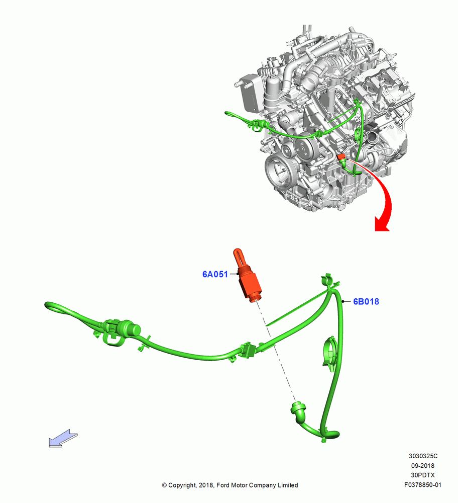 25C - Engine Heater, 3.0L GTDI TC V6 Petrol, 3.0L Nano-D4-G-GTDI-CD6R-PHEV; 06/MAY/2019