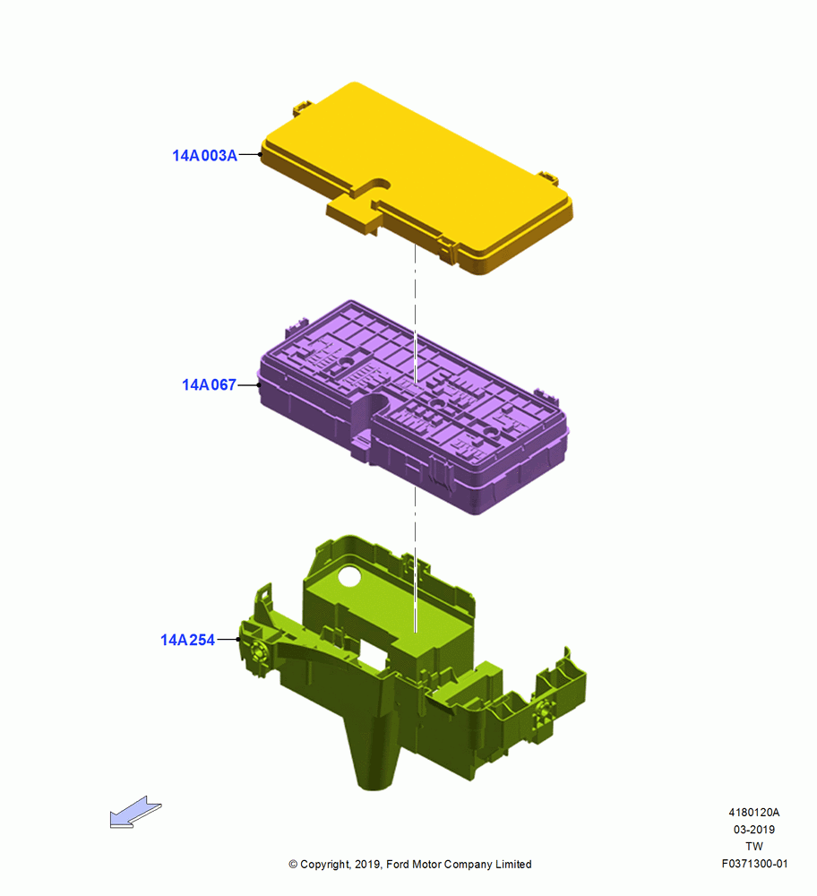20A - Fuses, Holders and Circuit Breakers, cover, Fuse Box; 06/MAY/2019