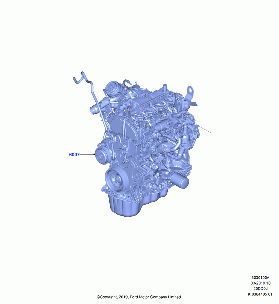 00A - Engine Assy Fully Dressed, 2.0 EcoBlue D; 21/OCT/2019