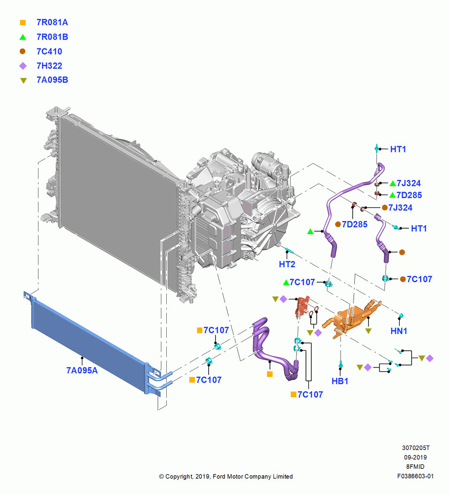 05T - Transmission Cooling Systems, 8 Speed Auto Trans 8F24; 19/AUG/2019