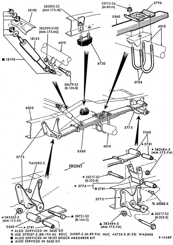 EXHAUST-Rear suspension-E150/350