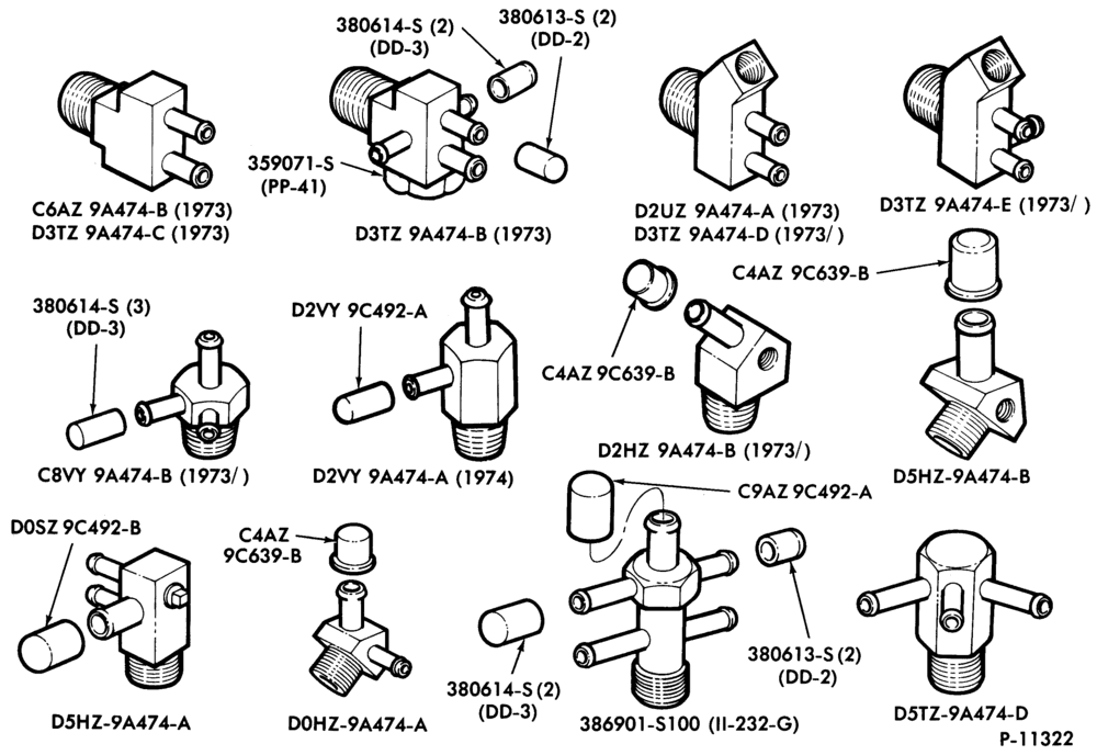 94 - FITTING ASSY. (INTAKE MANIFOLD VACUUM OUTLET)