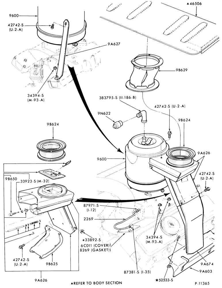 96 - 8 CYL. 7.8L, 8.8L (477, 534 C.I.D.) GAS-(dry type)-C-CT900