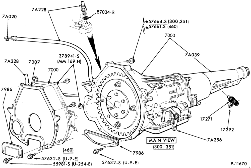 A71 - C6 TYPE TRANSMISSION-Transmission installation-E100/350