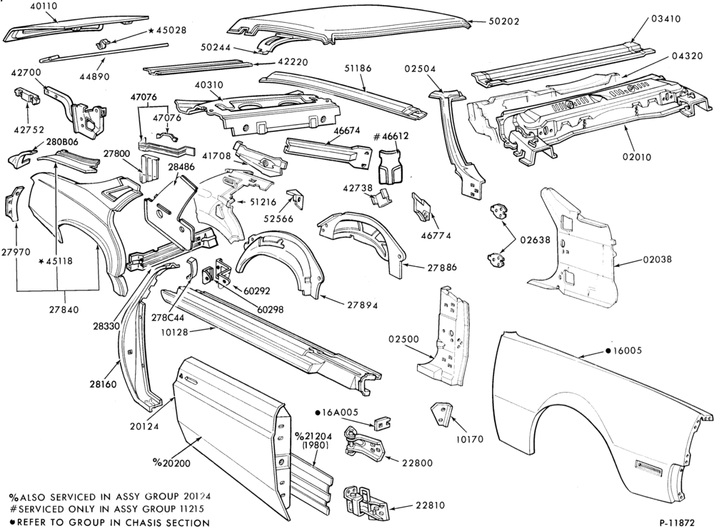 G - SHEET METAL-66 - upper body