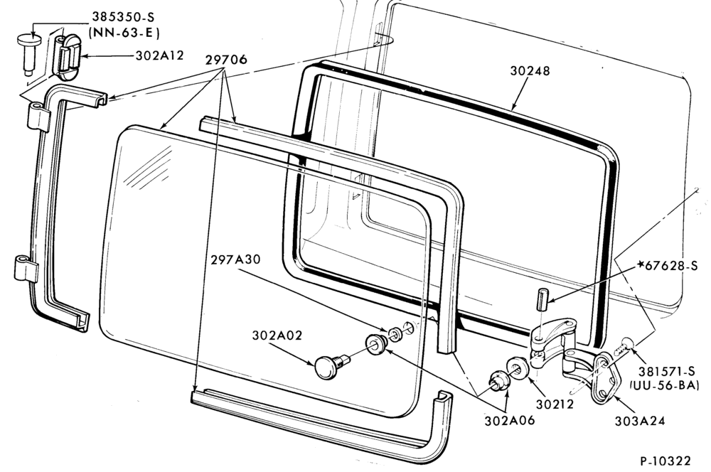290 - BODY SIDES AND QUARTER-(quarter front)        - body type 73