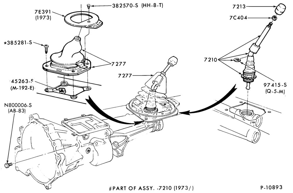 72.1 - EXTERNAL PARTS-Gearshift mechanism-All