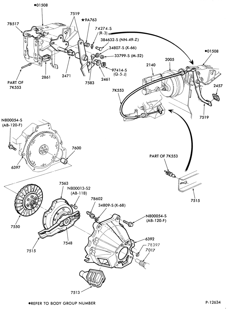 75 - BRAKES-Brake and clutch pedals