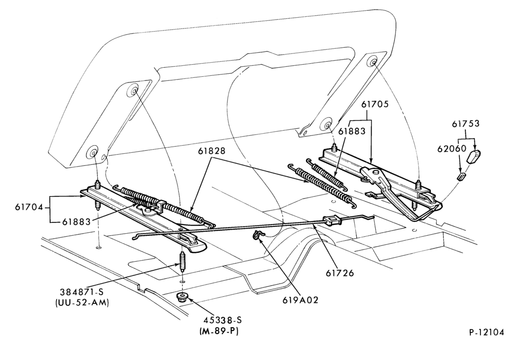 600.1 - SEATS AND SEAT BELTS-rest- w/o center arm rest