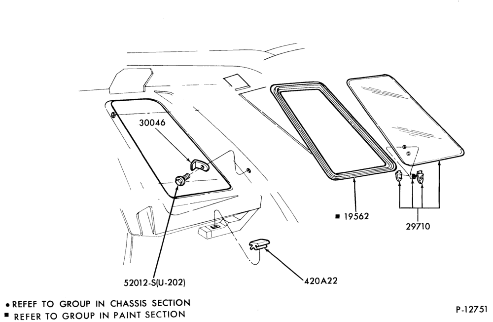 290 - BODY SIDES AND QUARTER-(quarter) - body type 66