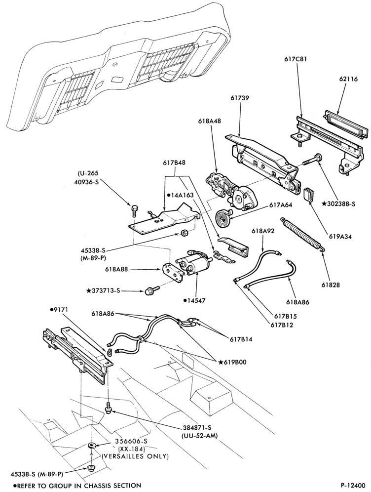 600.2 - SEATS AND SEAT BELTS-Front seat parts - bucket  - full width - lower half - power