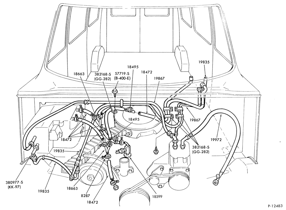 197.1 - AIR CONDITIONING-Bezels and Controls  - built-in (dealer installed) - Super/Van Wagon  - built - built - built-in (dealer installed)-auxiliary  - auxiliary-8 cyl. 351 (5.8L), 460 (7.5L)-All
