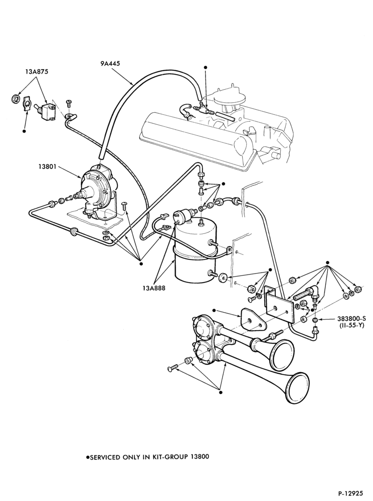 137 - HORN-Air horn installation