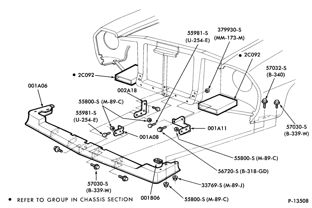 010 - INSTRUMENT PANEL AND FLOOR-Airfoil - Pinto