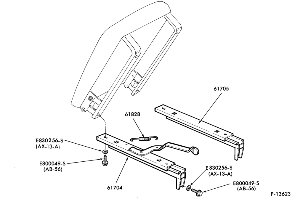 600.1 - SEATS AND SEAT BELTS-Front seat parts - lower half