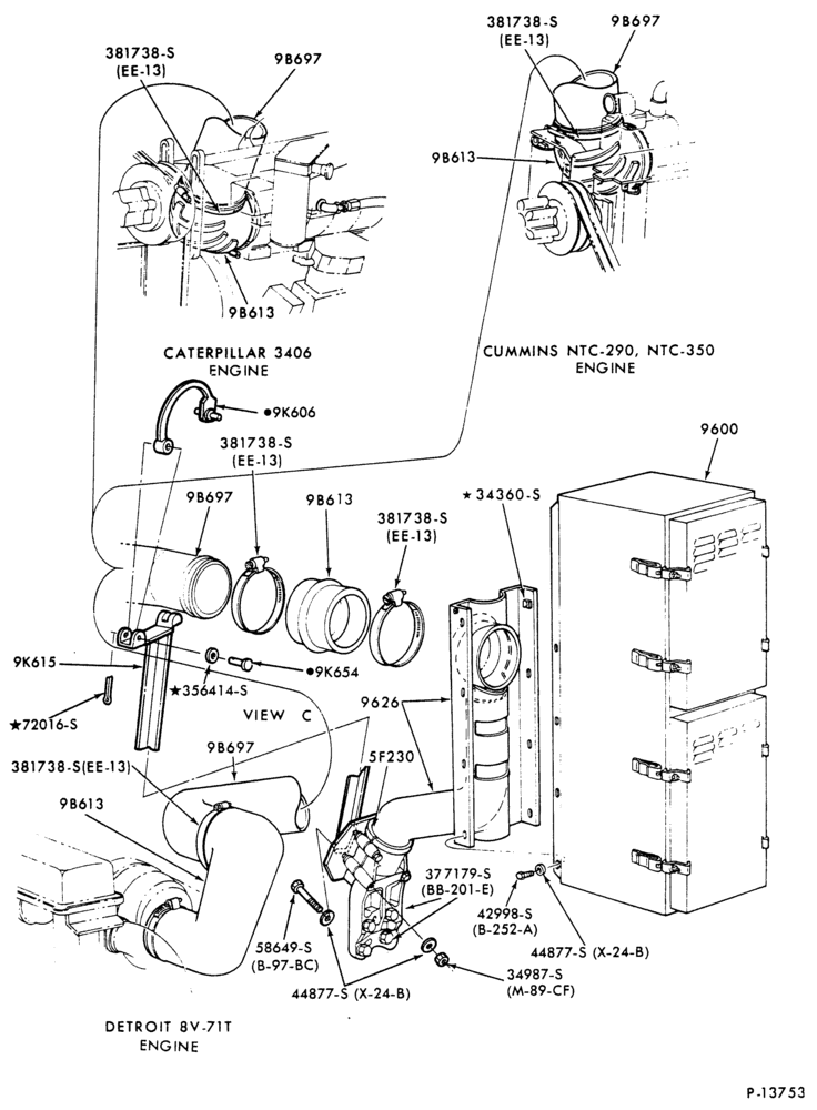 96.1 - DETROIT 6V-92-(dry type) CL-CLT900-frame mounted (Farr Slimline)