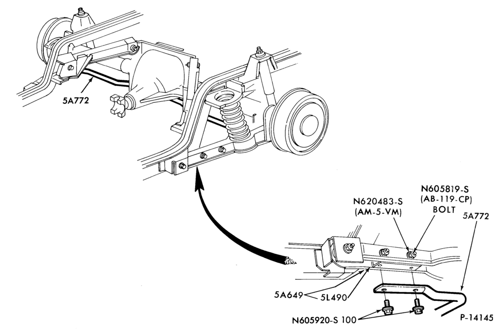 54 - FRAME-REAR STABILIZER