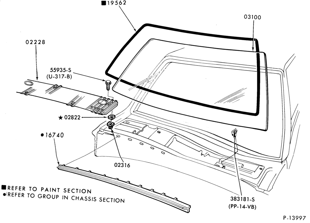 030 - INSTRUMENT PANEL AND FLOOR-Windshield