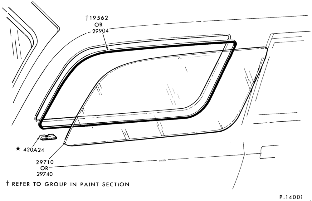 290.1 - BODY SIDES AND QUARTER-(quarter) - body type 74