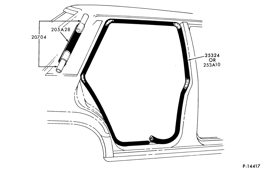 230 - BODY SIDES AND QUARTER-(rear door)
