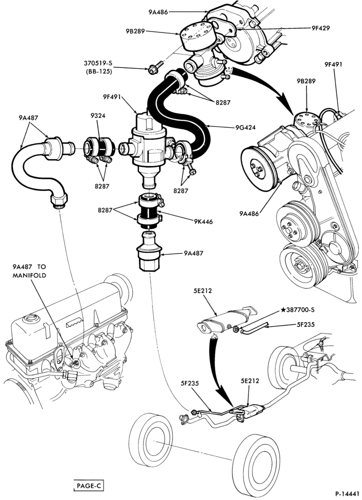 94.7 - 4 CYL. 2.3L (140 C.I.D.)-(E.C.U.-A) - Page C