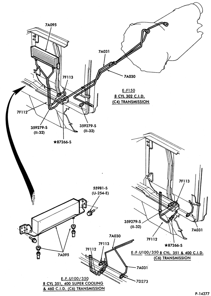 A71 - A0T TYPE TRANSMISSION-Oil cooling system- w/oil cooler-E100/250