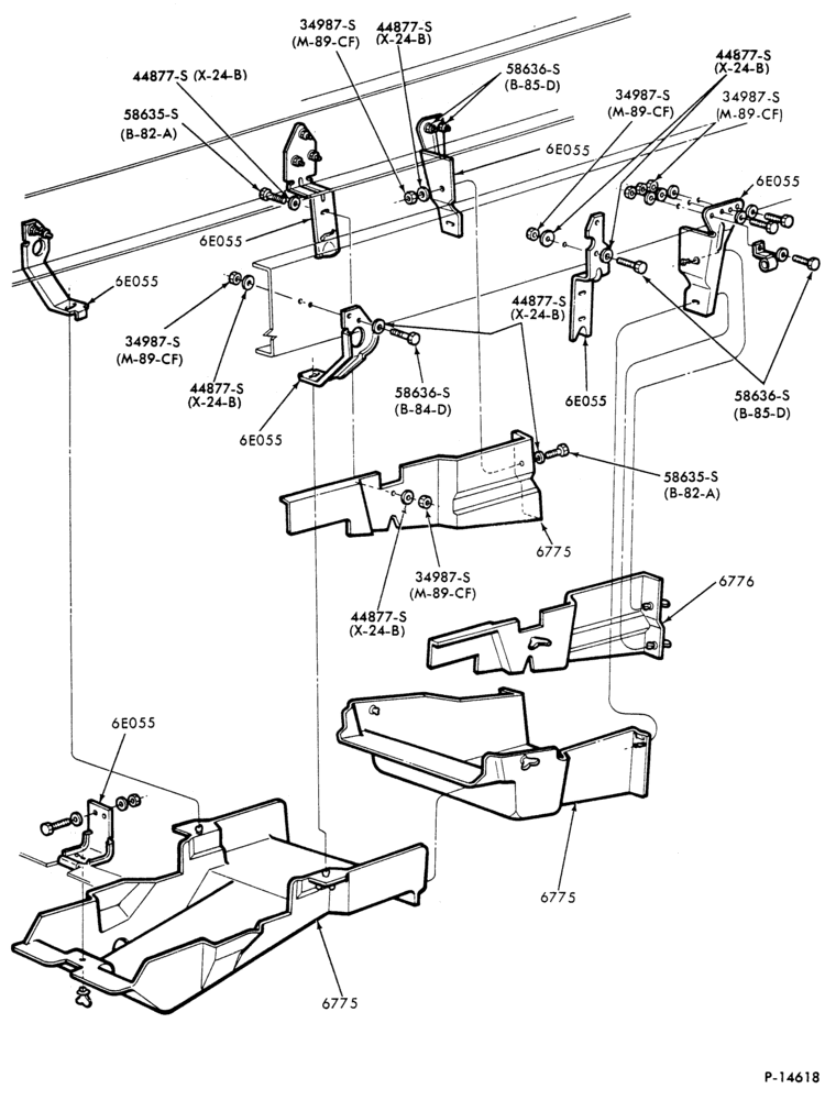 67 - 6 CYL. 18.8L (1150 C.I.D.) DIESEL-CLT900-R.H. and L.H. (lower)
