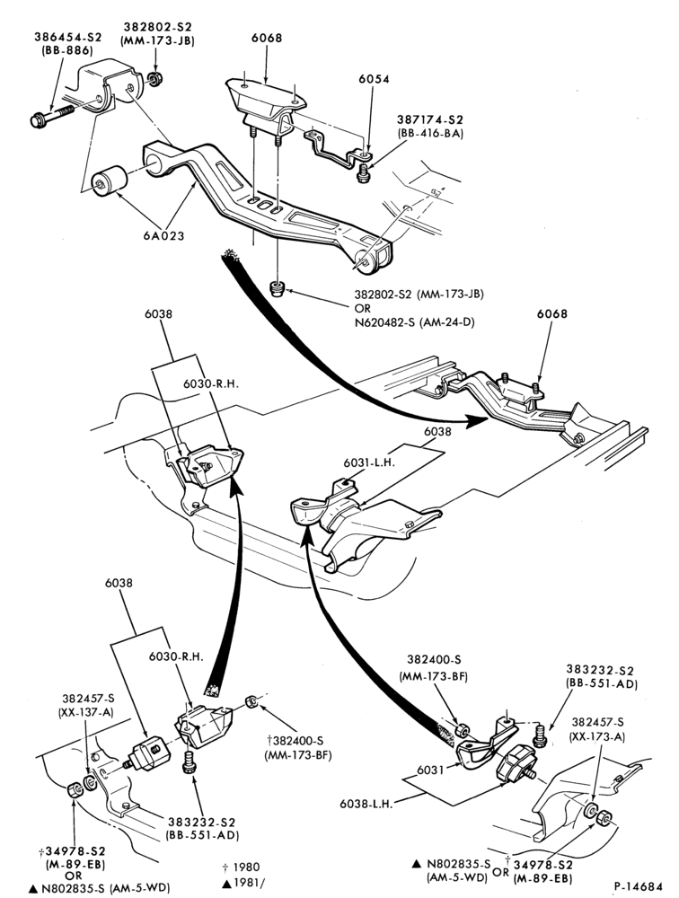 60.1 - 8 CYL. 5.0L (302 C.I.D.)-F (Mustang) & J (Capri)