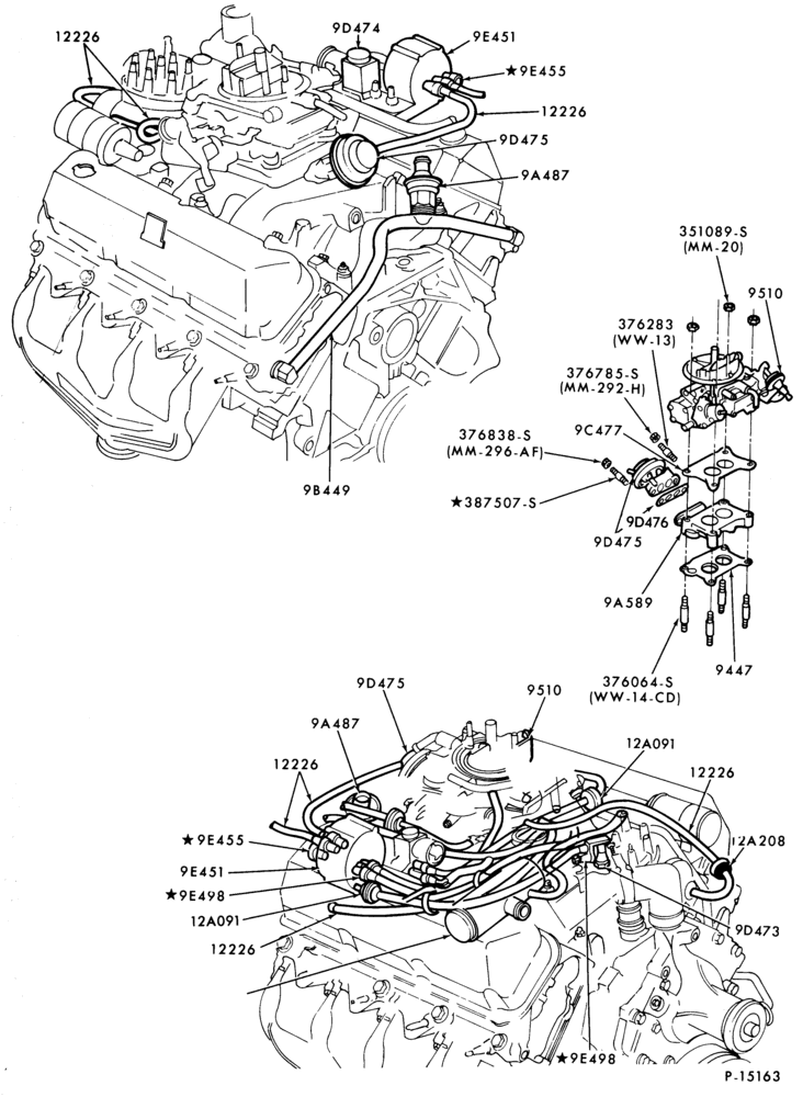 94.1 - 8 CYL. 6.1L, 7.0L (370, 429 C.I.D.) GAS-B-C-F-LN600/700 C-CT-F-FT-L-LN-LNT- LT-LTS900