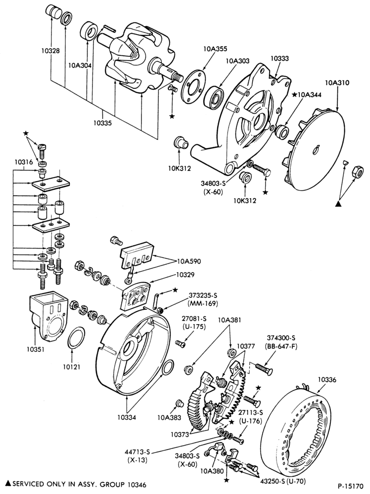 103 - ALTERNATORS-Alternator-Leece Neville-130 amp.