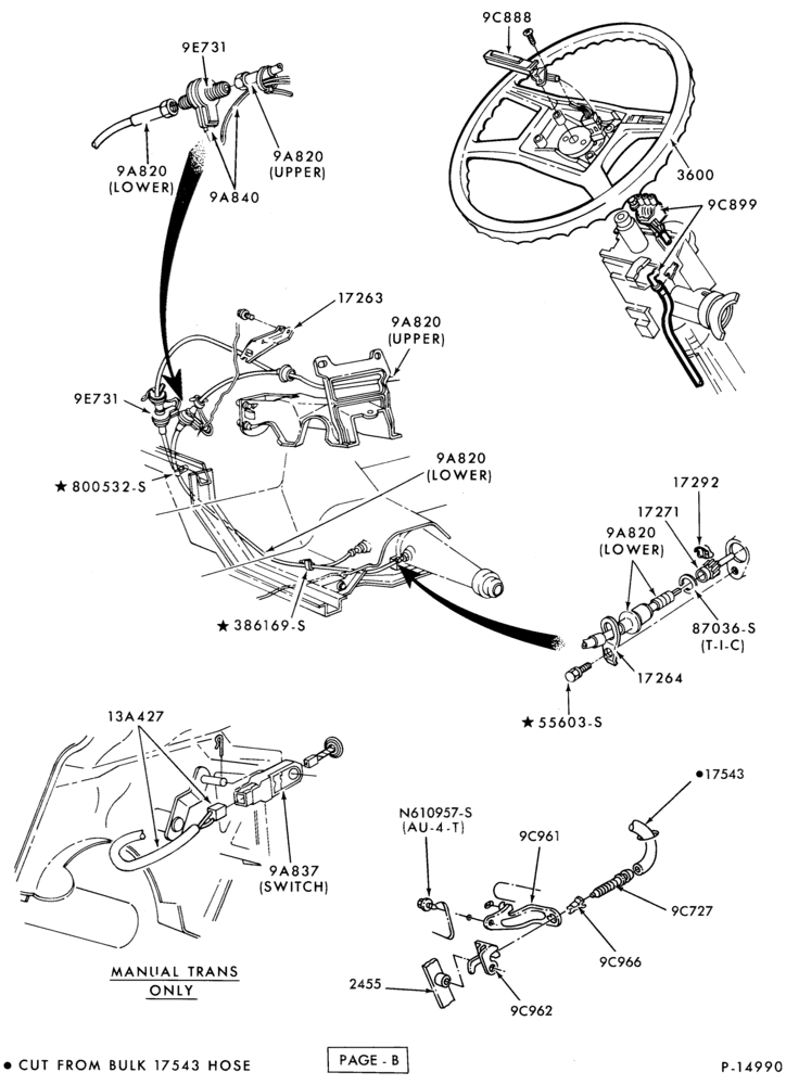 97.1 - STEERING-Steering wheel - 4 spoke - w/speed control